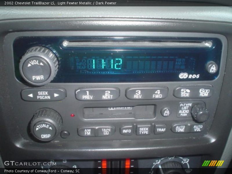 Light Pewter Metallic / Dark Pewter 2002 Chevrolet TrailBlazer LS