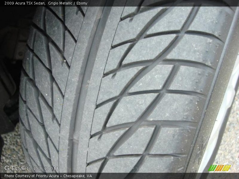 Grigio Metallic / Ebony 2009 Acura TSX Sedan