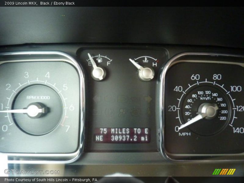 Black / Ebony Black 2009 Lincoln MKX