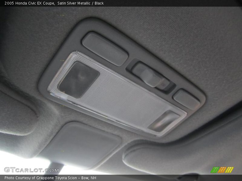 Satin Silver Metallic / Black 2005 Honda Civic EX Coupe