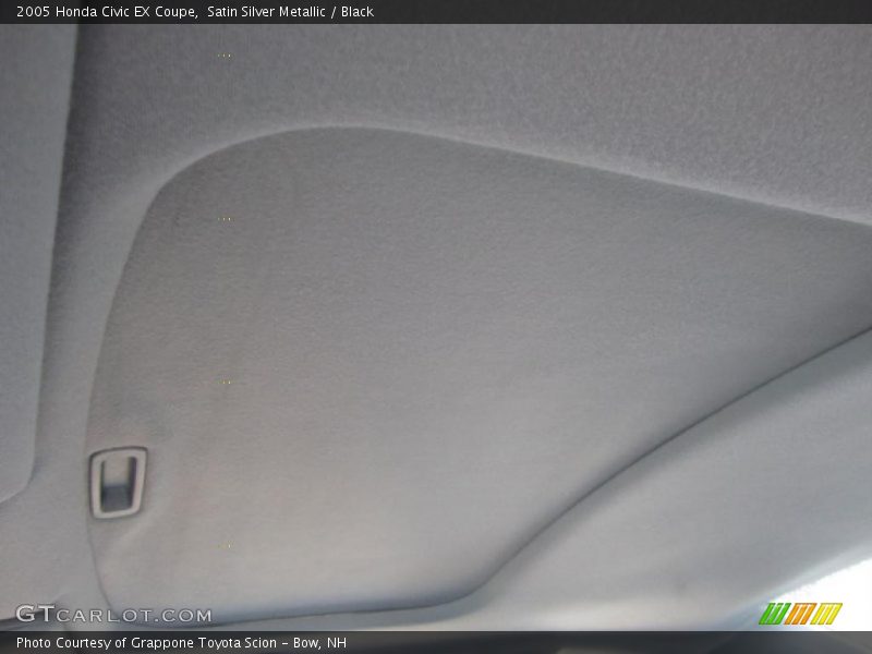Satin Silver Metallic / Black 2005 Honda Civic EX Coupe