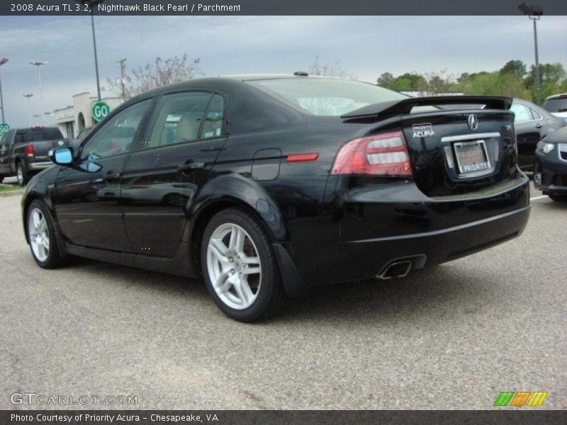 Nighthawk Black Pearl / Parchment 2008 Acura TL 3.2