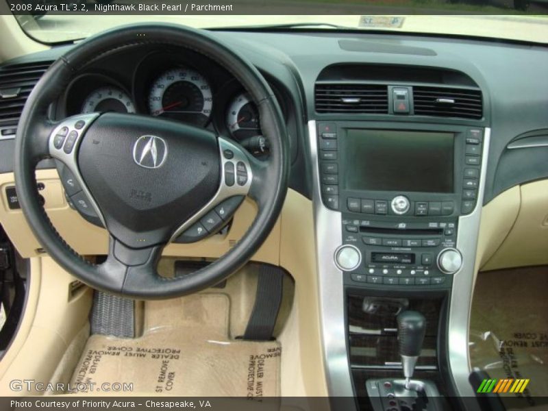 Nighthawk Black Pearl / Parchment 2008 Acura TL 3.2