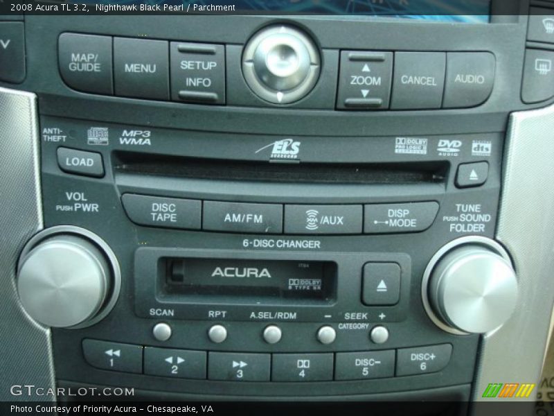 Nighthawk Black Pearl / Parchment 2008 Acura TL 3.2