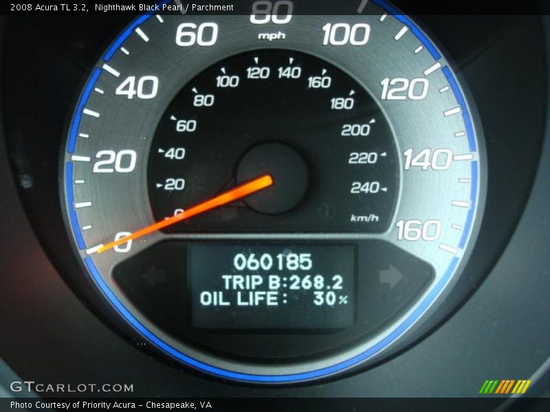 Nighthawk Black Pearl / Parchment 2008 Acura TL 3.2
