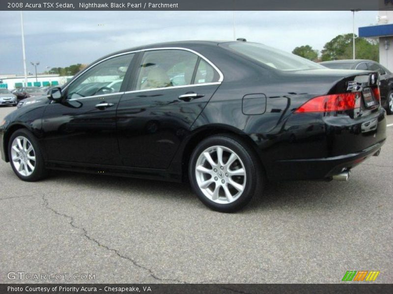Nighthawk Black Pearl / Parchment 2008 Acura TSX Sedan