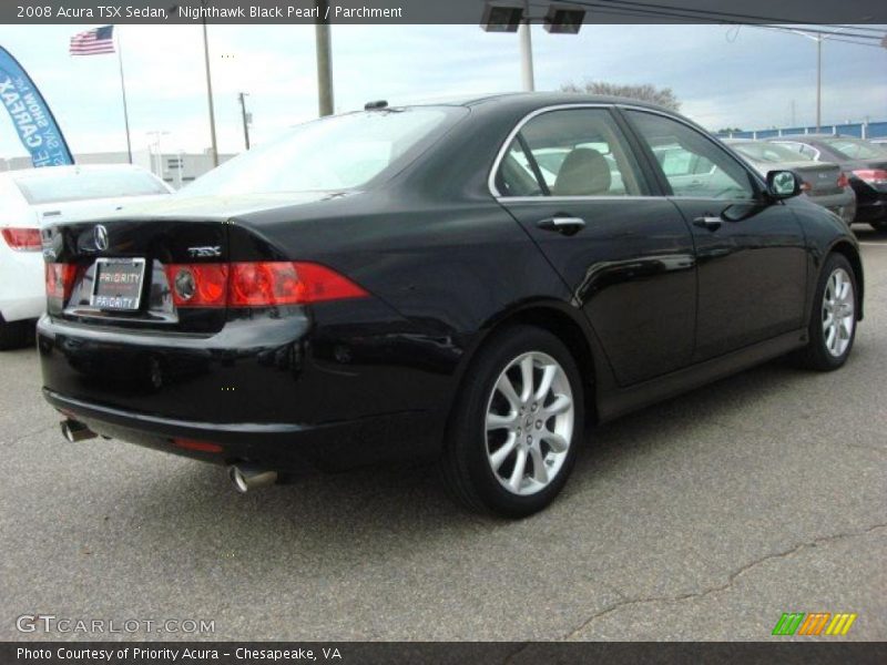 Nighthawk Black Pearl / Parchment 2008 Acura TSX Sedan
