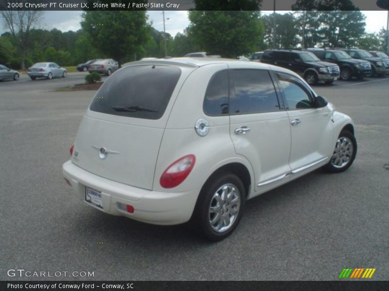 Stone White / Pastel Slate Gray 2008 Chrysler PT Cruiser LX