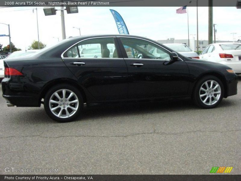 Nighthawk Black Pearl / Parchment 2008 Acura TSX Sedan