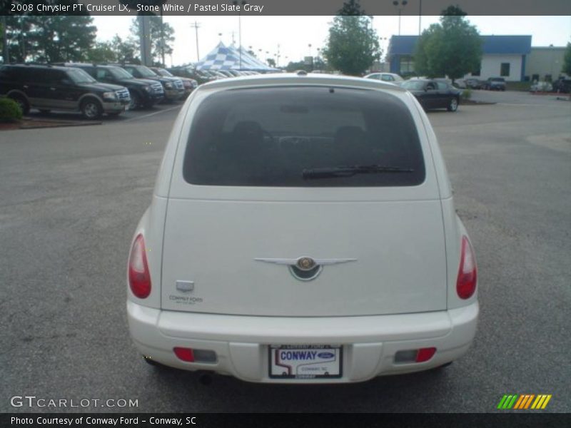 Stone White / Pastel Slate Gray 2008 Chrysler PT Cruiser LX