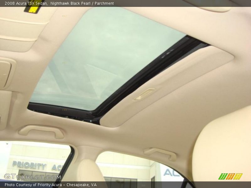 Nighthawk Black Pearl / Parchment 2008 Acura TSX Sedan