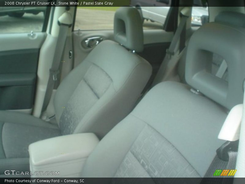 Stone White / Pastel Slate Gray 2008 Chrysler PT Cruiser LX