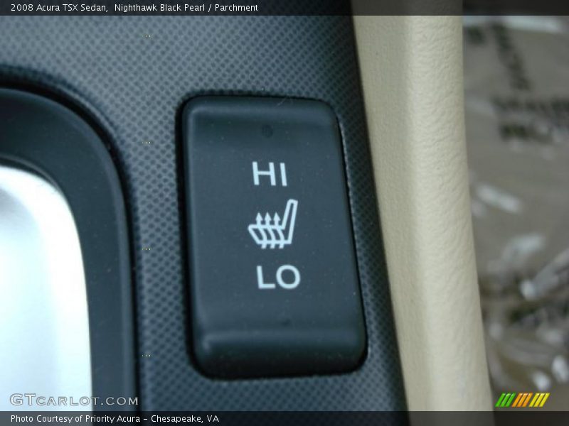 Nighthawk Black Pearl / Parchment 2008 Acura TSX Sedan