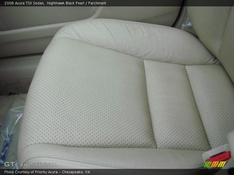 Nighthawk Black Pearl / Parchment 2008 Acura TSX Sedan