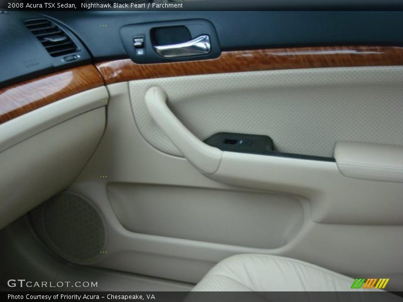 Nighthawk Black Pearl / Parchment 2008 Acura TSX Sedan