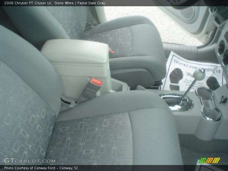 Stone White / Pastel Slate Gray 2008 Chrysler PT Cruiser LX