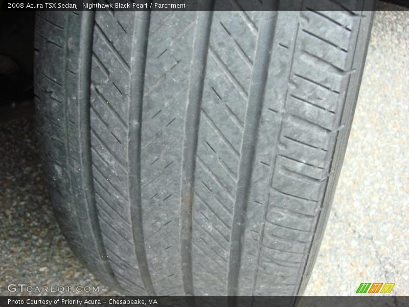 Nighthawk Black Pearl / Parchment 2008 Acura TSX Sedan