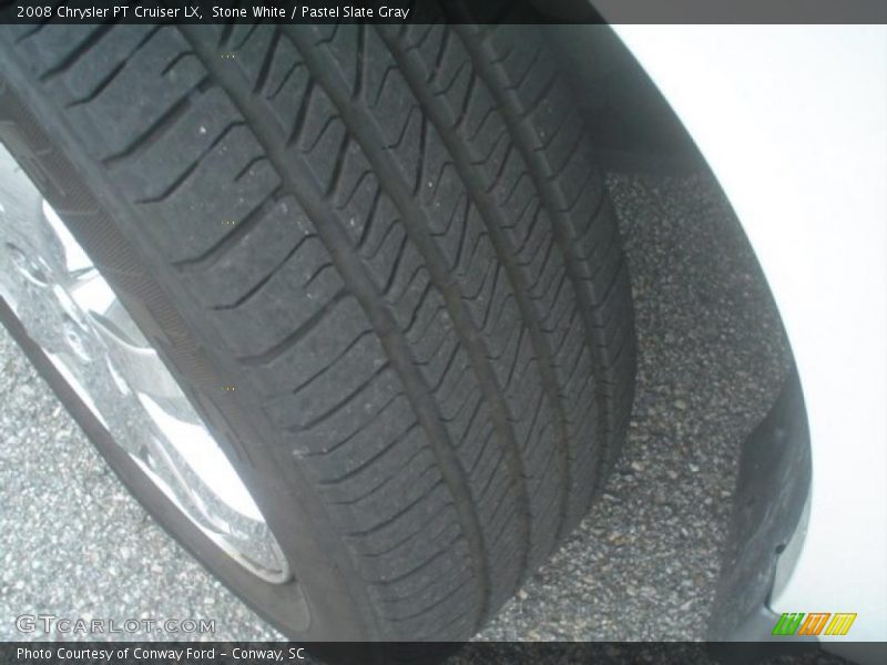 Stone White / Pastel Slate Gray 2008 Chrysler PT Cruiser LX