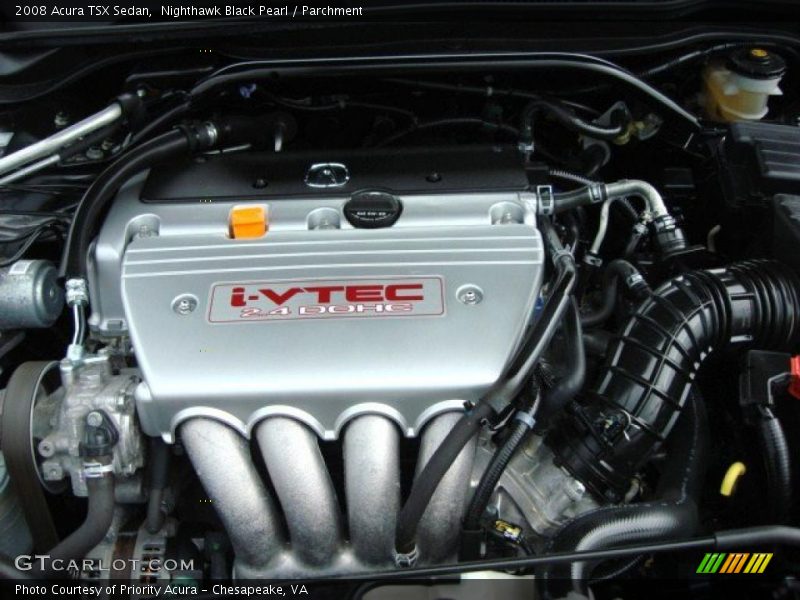 Nighthawk Black Pearl / Parchment 2008 Acura TSX Sedan