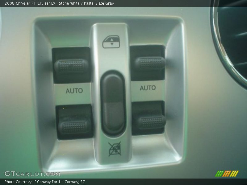 Stone White / Pastel Slate Gray 2008 Chrysler PT Cruiser LX