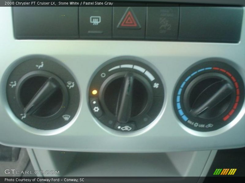 Stone White / Pastel Slate Gray 2008 Chrysler PT Cruiser LX
