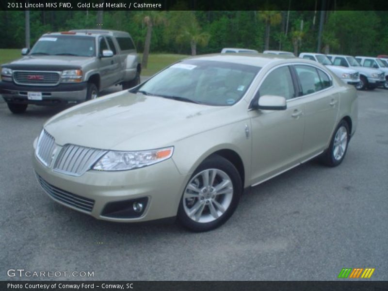 Gold Leaf Metallic / Cashmere 2011 Lincoln MKS FWD