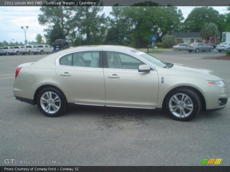 Gold Leaf Metallic / Cashmere 2011 Lincoln MKS FWD