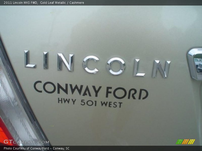 Gold Leaf Metallic / Cashmere 2011 Lincoln MKS FWD