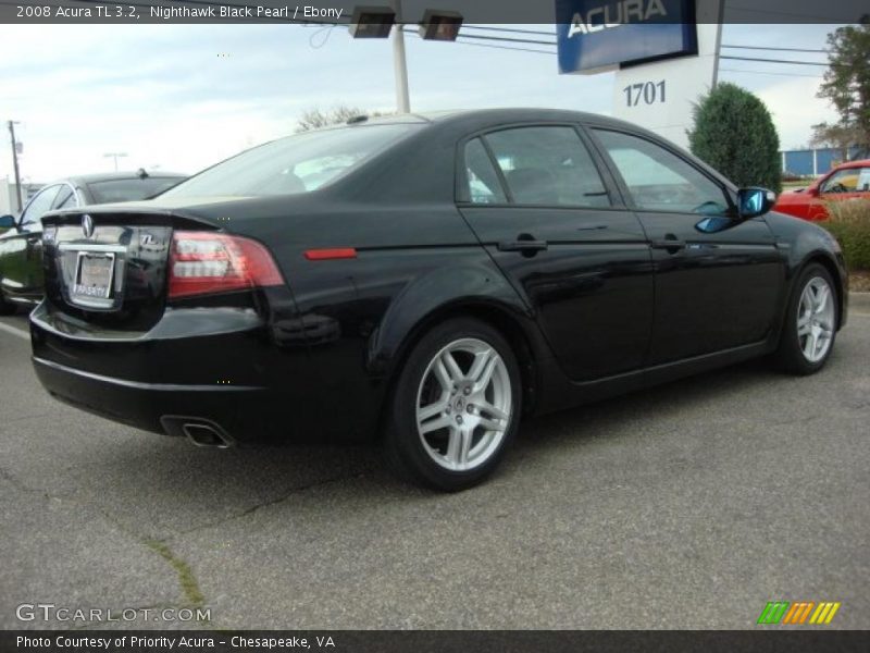 Nighthawk Black Pearl / Ebony 2008 Acura TL 3.2