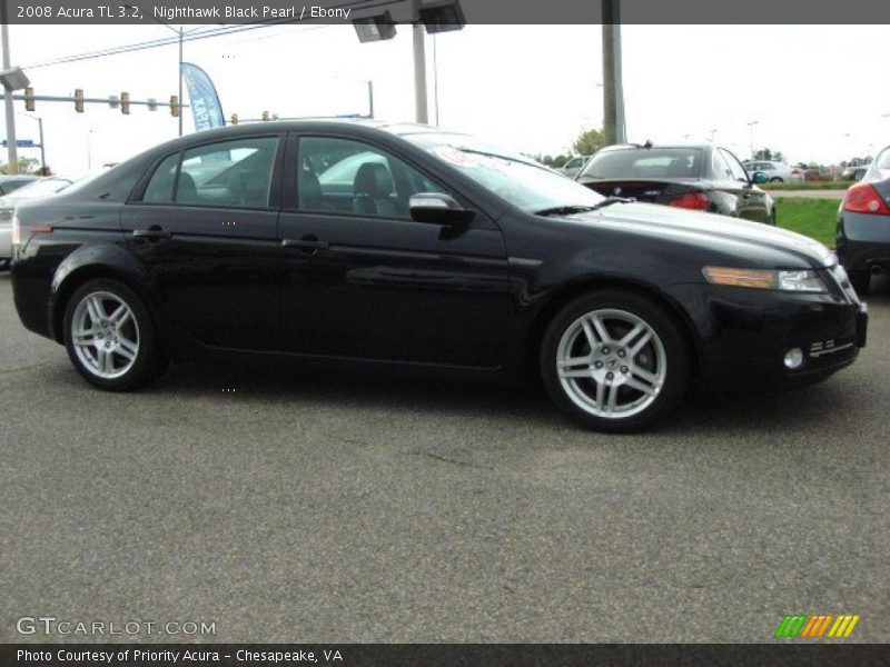 Nighthawk Black Pearl / Ebony 2008 Acura TL 3.2