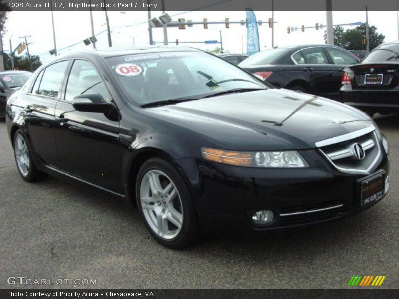 Nighthawk Black Pearl / Ebony 2008 Acura TL 3.2