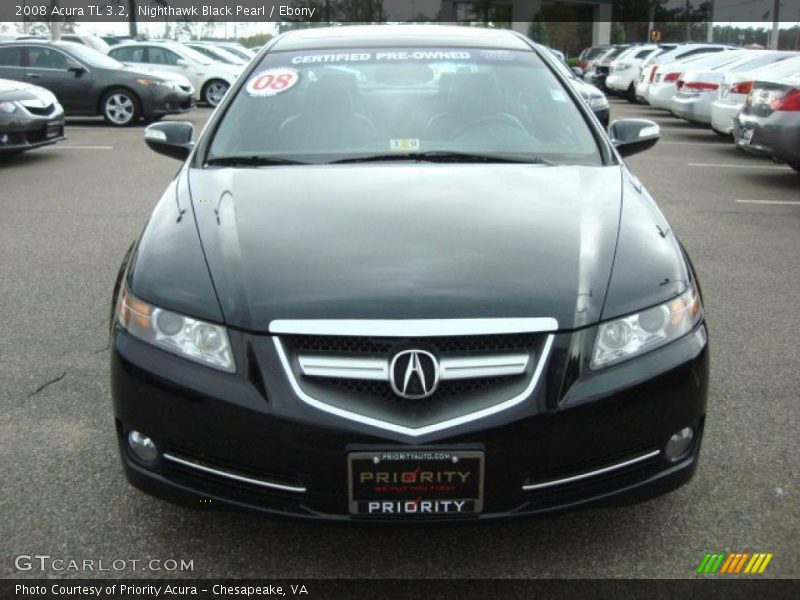 Nighthawk Black Pearl / Ebony 2008 Acura TL 3.2
