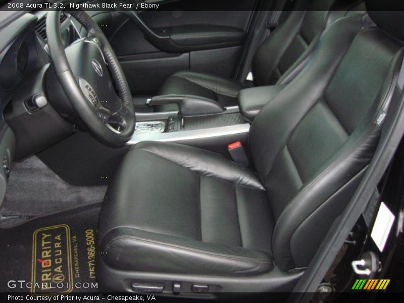 Nighthawk Black Pearl / Ebony 2008 Acura TL 3.2