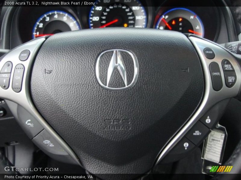 Nighthawk Black Pearl / Ebony 2008 Acura TL 3.2