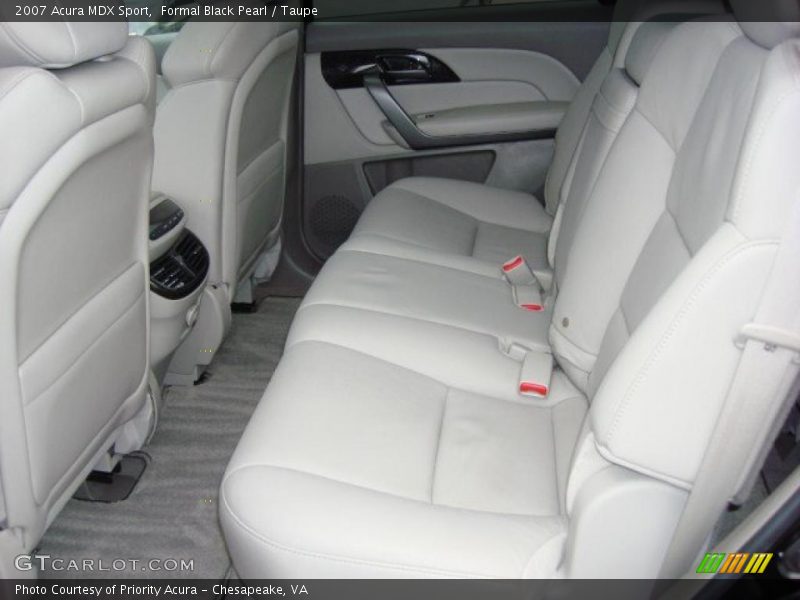 Formal Black Pearl / Taupe 2007 Acura MDX Sport