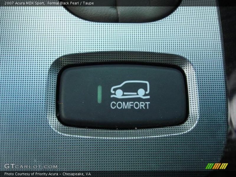 Formal Black Pearl / Taupe 2007 Acura MDX Sport