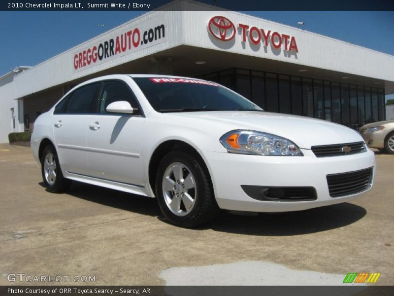 Summit White / Ebony 2010 Chevrolet Impala LT