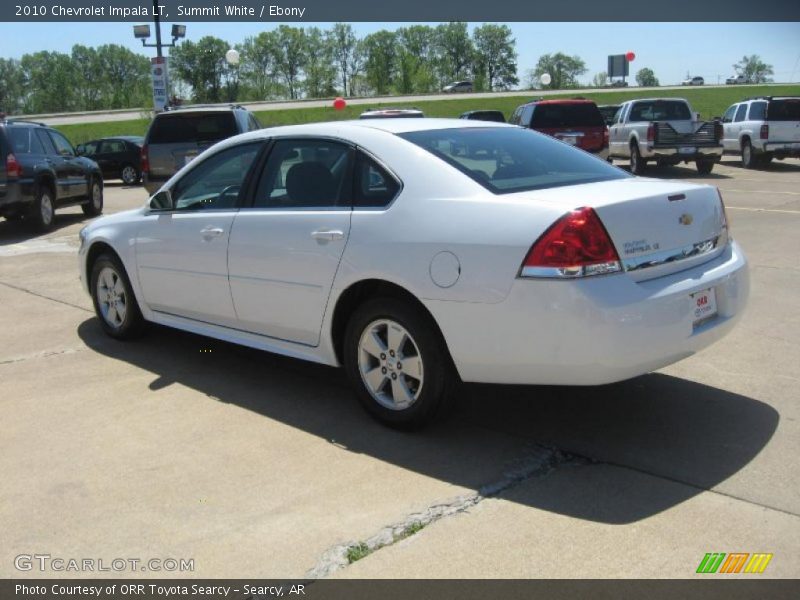Summit White / Ebony 2010 Chevrolet Impala LT