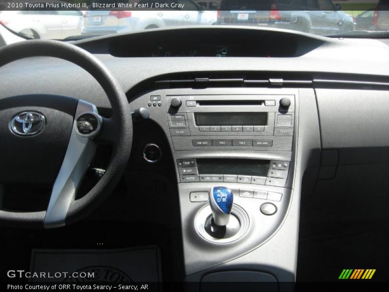 Blizzard White Pearl / Dark Gray 2010 Toyota Prius Hybrid III
