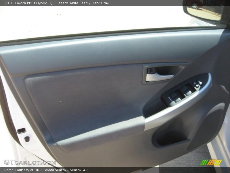 Blizzard White Pearl / Dark Gray 2010 Toyota Prius Hybrid III