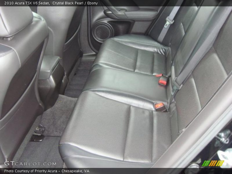  2010 TSX V6 Sedan Ebony Interior