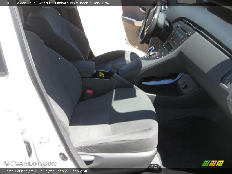 Blizzard White Pearl / Dark Gray 2010 Toyota Prius Hybrid III