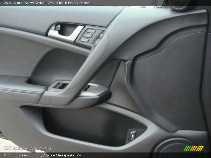Crystal Black Pearl / Ebony 2010 Acura TSX V6 Sedan