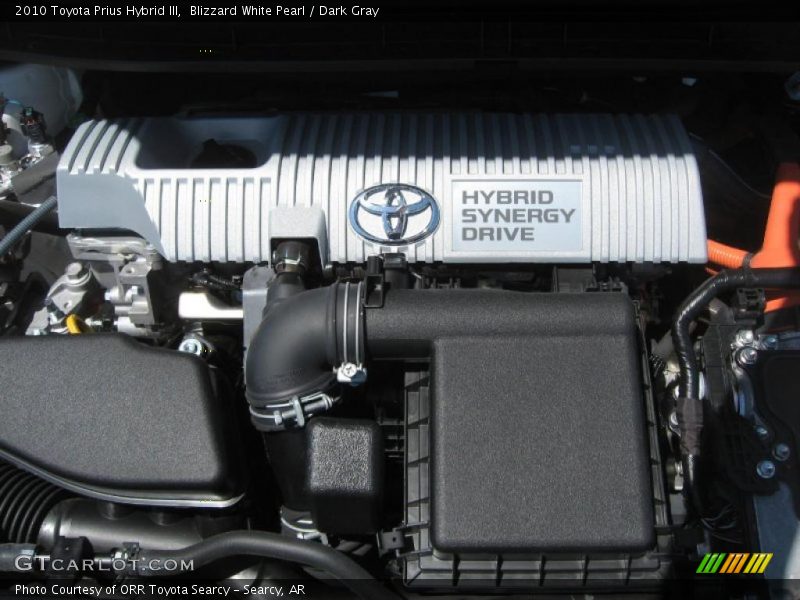 Blizzard White Pearl / Dark Gray 2010 Toyota Prius Hybrid III