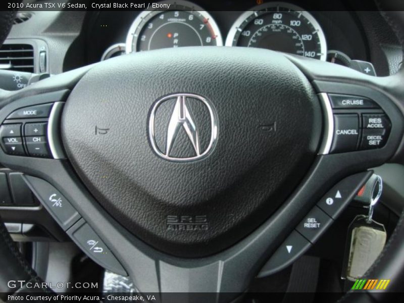 Controls of 2010 TSX V6 Sedan