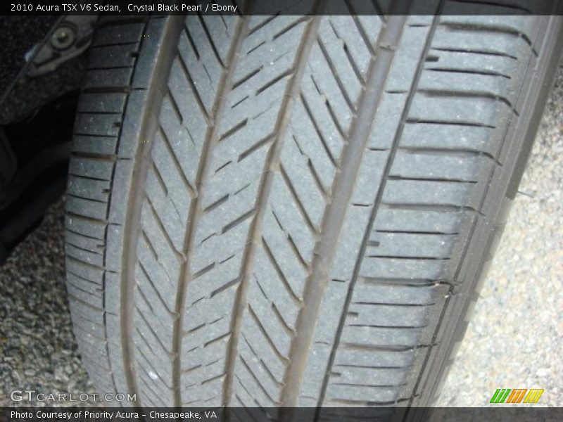 Crystal Black Pearl / Ebony 2010 Acura TSX V6 Sedan