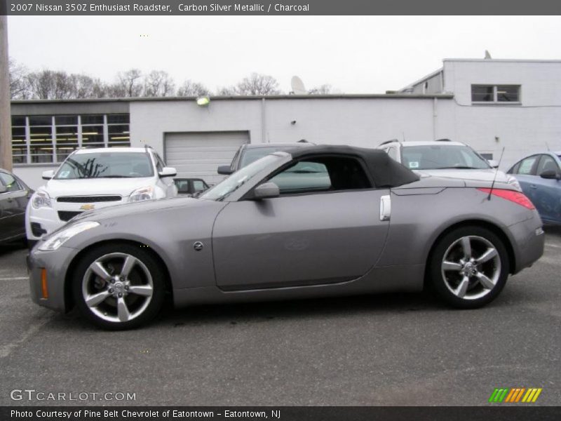 Carbon Silver Metallic / Charcoal 2007 Nissan 350Z Enthusiast Roadster