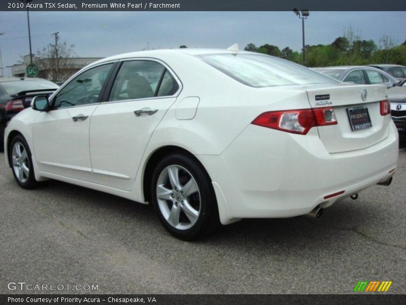Premium White Pearl / Parchment 2010 Acura TSX Sedan
