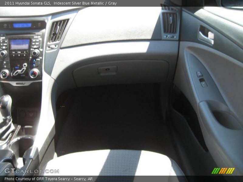 Iridescent Silver Blue Metallic / Gray 2011 Hyundai Sonata GLS