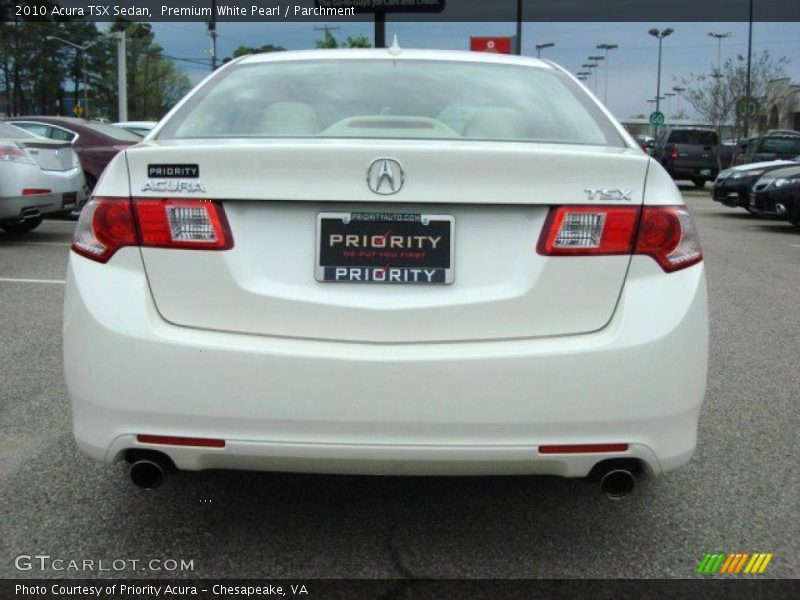 Premium White Pearl / Parchment 2010 Acura TSX Sedan